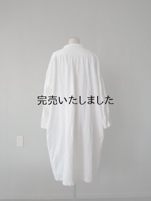画像6: jujudhai(ズーズーダウ) SHIRTS DRESS-シャツドレス-カディホワイト