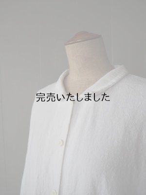 画像8: jujudhai(ズーズーダウ) SHIRTS DRESS-シャツドレス-カディホワイト