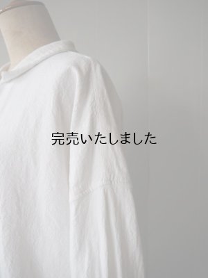 画像9: jujudhai(ズーズーダウ) SHIRTS DRESS-シャツドレス-カディホワイト