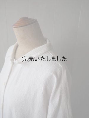 画像10: jujudhai(ズーズーダウ) SHIRTS DRESS-シャツドレス-カディホワイト