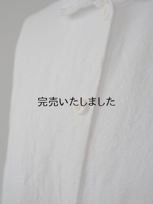 画像11: jujudhai(ズーズーダウ) SHIRTS DRESS-シャツドレス-カディホワイト