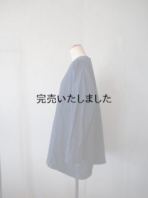 画像5: 【再入荷】jujudhau(ズーズーダウ) SMALL NECK SHIRTS-スモールネックシャツ-カディインディゴ