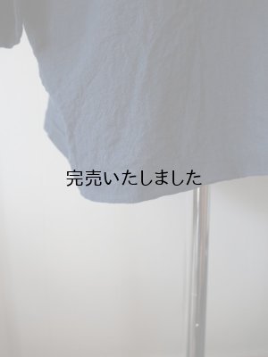 画像11: 【再入荷】jujudhau(ズーズーダウ) SMALL NECK SHIRTS-スモールネックシャツ-カディインディゴ