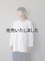 jujudhau(ズーズーダウ) UNCLE SHIRTS-アンクルシャツ-カディホワイト