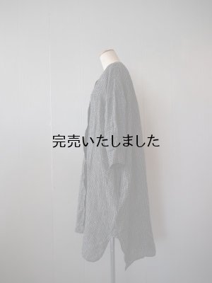 画像6: jujudhau(ズーズーダウ) FLY FRONT LONG BLACK×NATURAL CHECK