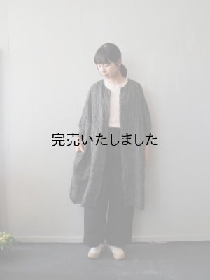 画像16: jujudhau(ズーズーダウ) FLY FRONT LONG BLACK×NATURAL CHECK
