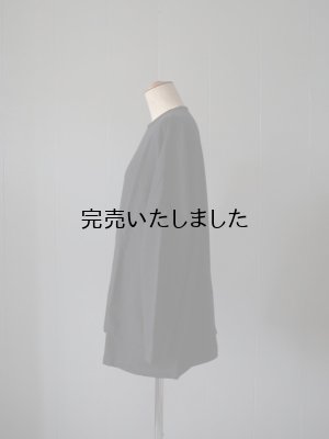 画像2: jujudhau(ズーズーダウ) BIG SWEAT-ビッグスウェット- スウェットブラック(裏毛)