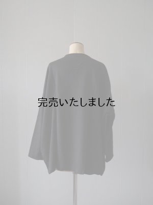 画像3: jujudhau(ズーズーダウ) BIG SWEAT-ビッグスウェット- スウェットブラック(裏毛)