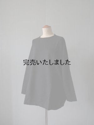 画像4: jujudhau(ズーズーダウ) BIG SWEAT-ビッグスウェット- スウェットブラック(裏毛)