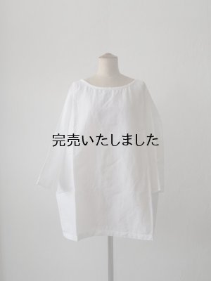画像1: jujudhau(ズーズーダウ) DUMPY SHIRTS-ダンピーシャツ-リネンコットンホワイト
