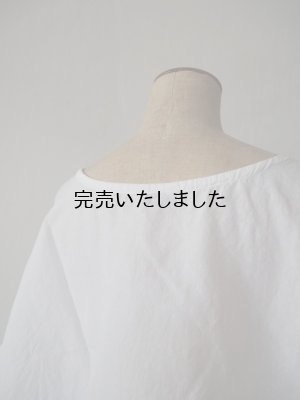 画像10: jujudhau(ズーズーダウ) DUMPY SHIRTS-ダンピーシャツ-リネンコットンホワイト