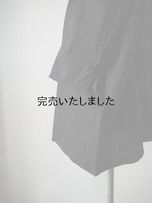 画像9: jujudhau(ズーズーダウ) DUMPY SHIRTS-ダンピーシャツ-リネンコットンブラック