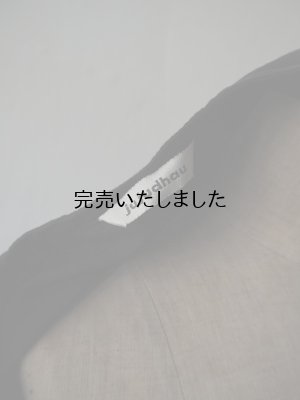 画像11: jujudhau(ズーズーダウ) DUMPY SHIRTS-ダンピーシャツ-リネンコットンブラック