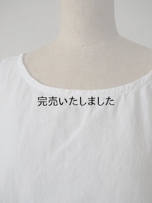 画像5: jujudhau(ズーズーダウ) DUMPY SHIRTS-ダンピーシャツ-リネンコットンホワイト