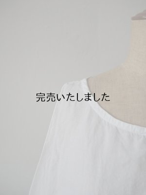 画像6: jujudhau(ズーズーダウ) DUMPY SHIRTS-ダンピーシャツ-リネンコットンホワイト