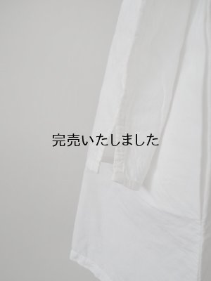 画像8: jujudhau(ズーズーダウ) DUMPY SHIRTS-ダンピーシャツ-リネンコットンホワイト