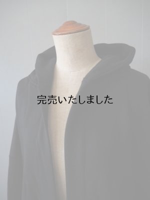 画像5: jujudhau(ズーズーダウ) EASY PARKA-イージーパーカ- SWEAT BLACK(裏起毛)