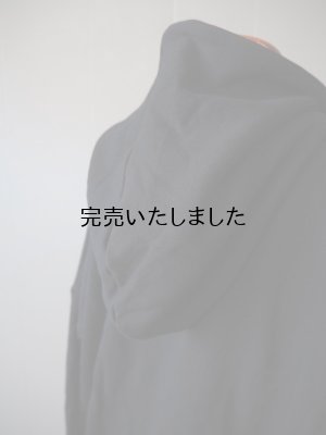 画像12: jujudhau(ズーズーダウ) EASY PARKA-イージーパーカ- SWEAT BLACK(裏起毛)