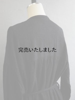 画像15: jujudau(ズーズーダウ) LONG SHIRTS DRESS-ロングシャツドレス- LINEN WOOL H.B.