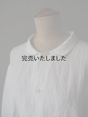 画像8: jujudhau(ズーズーダウ) ORDINARY SHIRTS-オーディナリーシャツ- リネンコットンホワイト