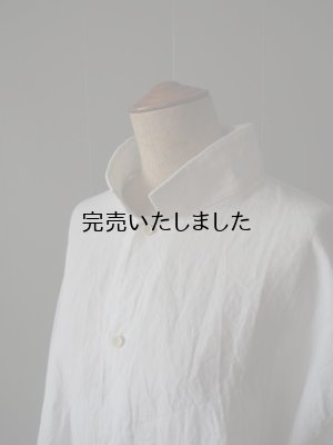 画像10: jujudhau(ズーズーダウ) ORDINARY SHIRTS-オーディナリーシャツ- リネンコットンホワイト