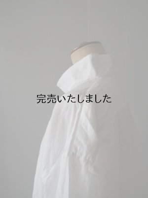 画像11: jujudhau(ズーズーダウ) ORDINARY SHIRTS-オーディナリーシャツ- リネンコットンホワイト