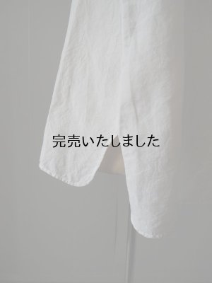 画像13: jujudhau(ズーズーダウ) ORDINARY SHIRTS-オーディナリーシャツ- リネンコットンホワイト
