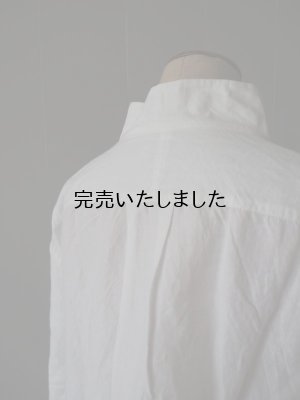 画像14: jujudhau(ズーズーダウ) ORDINARY SHIRTS-オーディナリーシャツ- リネンコットンホワイト