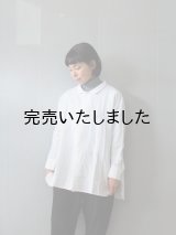 jujudhau(ズーズーダウ) ORDINARY SHIRTS-オーディナリーシャツ- リネンコットンホワイト