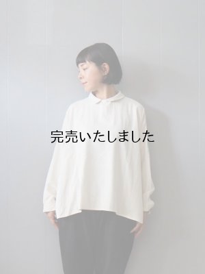 画像1: jujudhau(ズーズーダウ) PRIMP SHIRTS-プリンプシャツ- シルクナチュラル