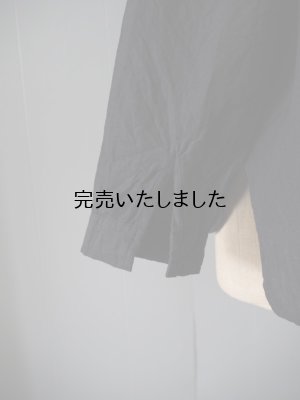 画像10: 【再入荷】jujudhau(ズーズーダウ) PRIMP SHIRTS-プリンプシャツ- リネンコットンブラック