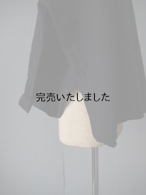画像11: 【再入荷】jujudhau(ズーズーダウ) PRIMP SHIRTS-プリンプシャツ- リネンコットンブラック