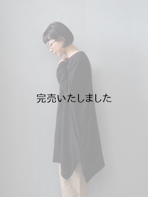 画像2: jujudhau(ズーズーダウ) RECTANGLE TUNIC-レクタングルチュニック- LINEN WOOL H.B.