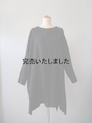 画像4: jujudhau(ズーズーダウ) RECTANGLE TUNIC-レクタングルチュニック- LINEN WOOL H.B.