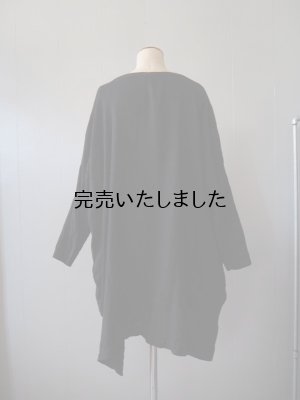 画像6: jujudhau(ズーズーダウ) RECTANGLE TUNIC-レクタングルチュニック- LINEN WOOL H.B.