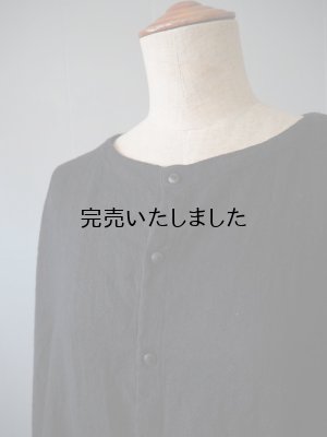 画像8: jujudhau(ズーズーダウ) RECTANGLE TUNIC-レクタングルチュニック- LINEN WOOL H.B.