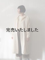 jujudhau(ズーズーダウ) SHIRTS DRESS-シャツドレス- ヘリンボーンナチュラル