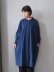 画像1: jujudhau(ズーズーダウ) SHIRTS DRESS-シャツドレス- カディ インディゴ (1)