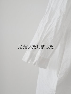 画像10: jujudhau(ズーズーダウ) SHIRTS TUNIC-シャツチュニック-リネンコットンホワイト