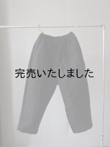 jujudhau(ズーズーダウ) TUCK PANTS-タックパンツ- キャンバスブラック