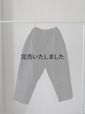 画像2: jujudhau(ズーズーダウ) TUCK PANTS-タックパンツ- キャンバスブラック