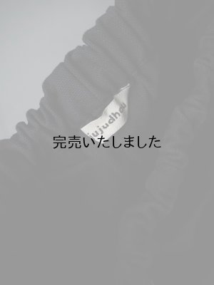 画像8: jujudhau(ズーズーダウ) TUCK PANTS-タックパンツ- キャンバスブラック