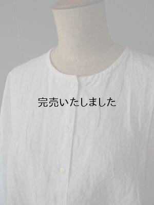 画像8: 【再入荷】jujudhau(ズーズーダウ) UNCLE SHIRTS-アンクルシャツ- LINEN COTTON WHITE