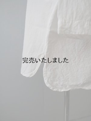 画像12: 【再入荷】jujudhau(ズーズーダウ) UNCLE SHIRTS-アンクルシャツ- LINEN COTTON WHITE