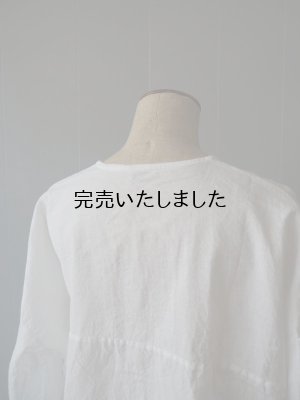 画像14: 【再入荷】jujudhau(ズーズーダウ) UNCLE SHIRTS-アンクルシャツ- LINEN COTTON WHITE