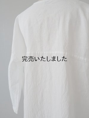画像13: 【再入荷】jujudhau(ズーズーダウ) UNCLE SHIRTS-アンクルシャツ- LINEN COTTON WHITE
