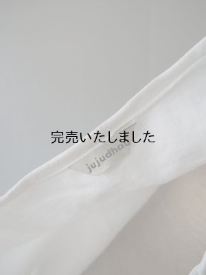 画像15: 【再入荷】jujudhau(ズーズーダウ) UNCLE SHIRTS-アンクルシャツ- LINEN COTTON WHITE