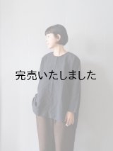 【再入荷】jujudhau(ズーズーダウ) UNCLE SHIRTS-アンクルシャツ- LINEN COTTON BLACK