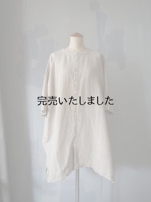 画像4: jujudhau(ズーズーダウ) RECTANGLE TUNIC-レクタングルチュニック- リネンナチュラル