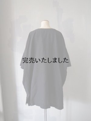 画像6: jujudhau(ズーズーダウ) RECTANGLE TUNIC-レクタングルチュニック- リネンコットンブラック